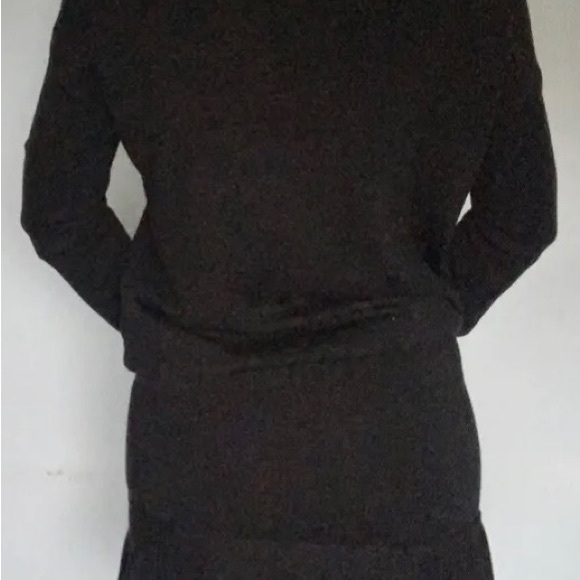 All Saints Black Sweater Dress size L - Picture 6 of 8